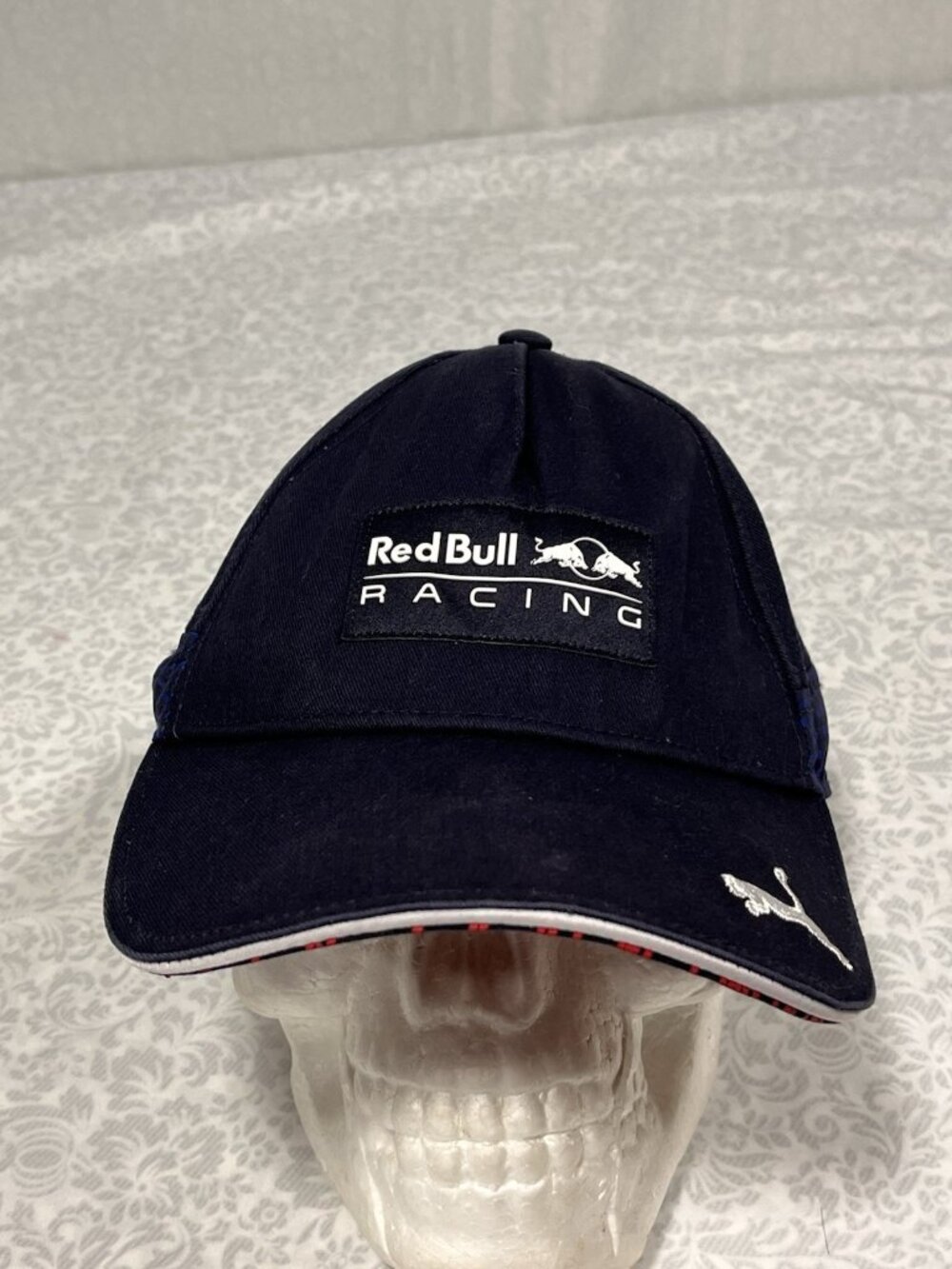 Red Bull Racing Puma Hat Strapback F1 Formula 1 Navy Blue Cap - Picture 2 of 6